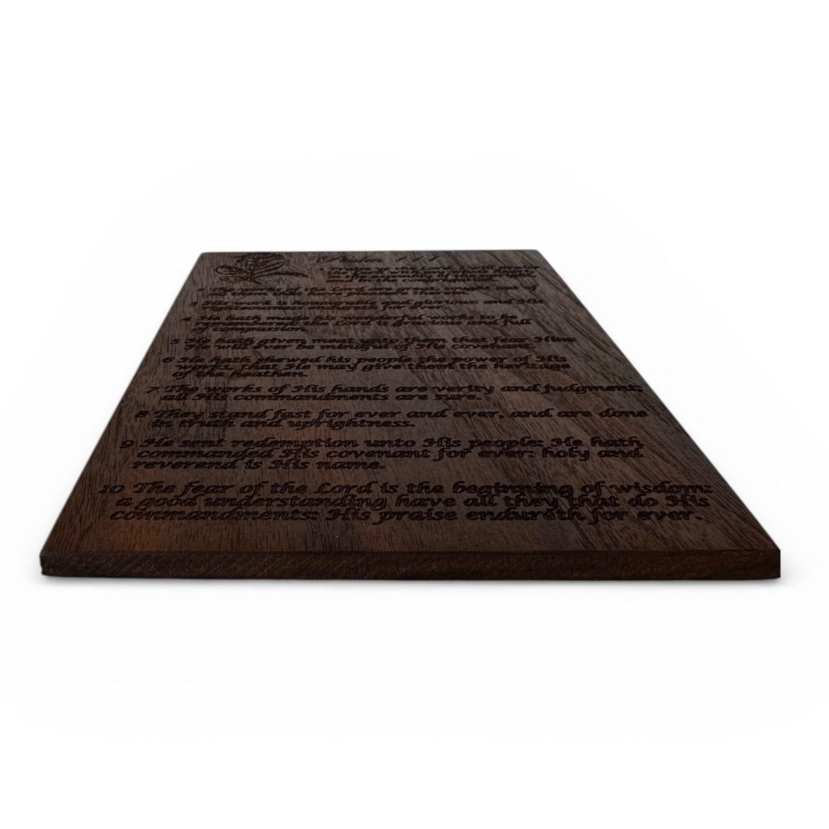 Psalm 111 Scripture Plaque